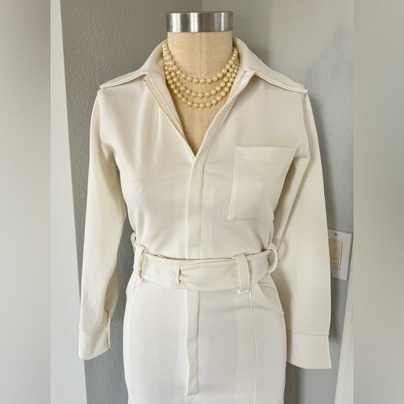 1970s Le Voys Vintage Jumpsuit with Belt Med - Picture 14 of 14